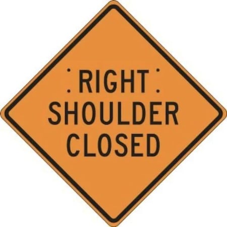 Accuform ROLLUP CONSTRUCTION SIGN RIGHT FRC426RV FRC426RV